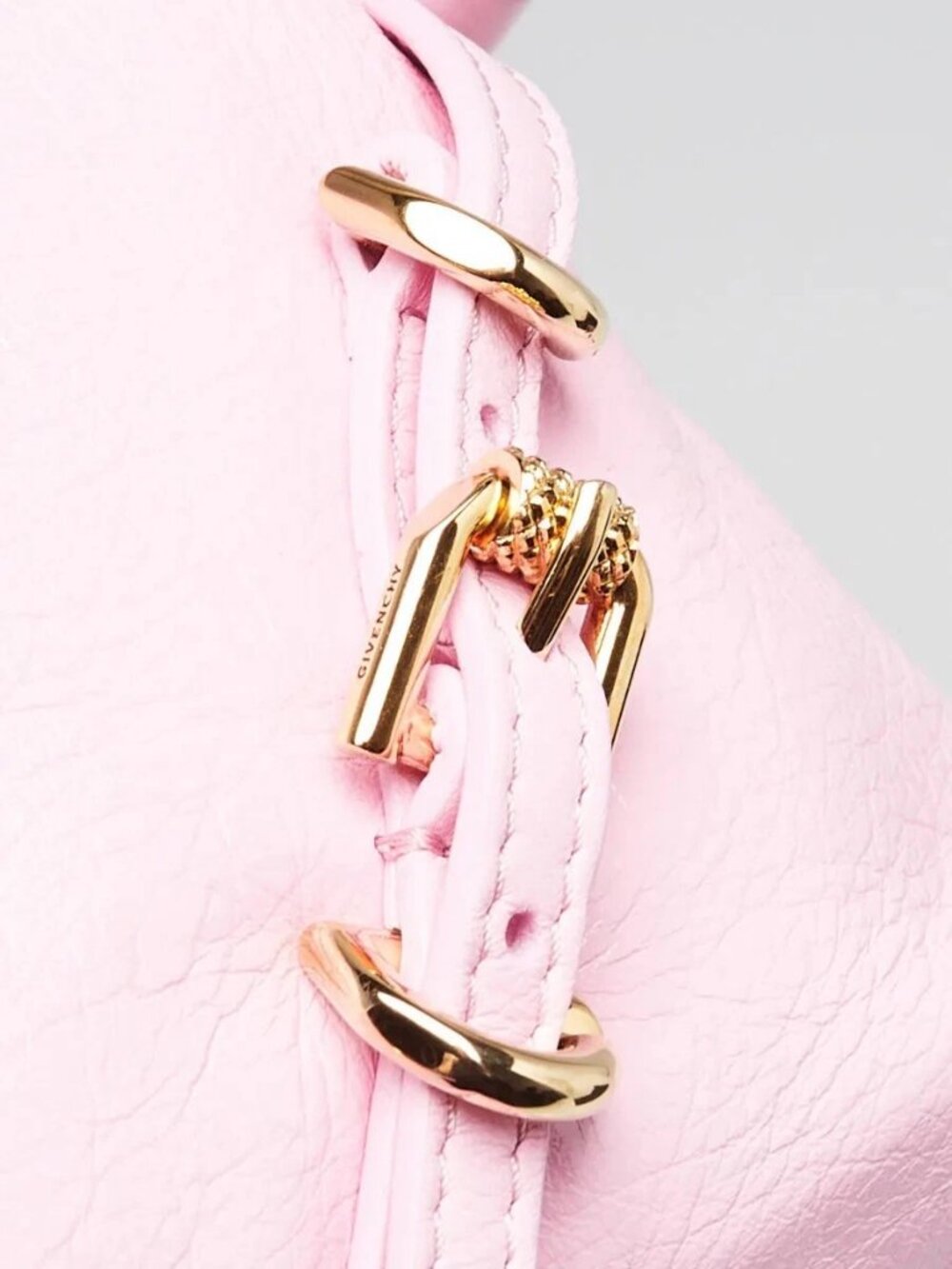 Givenchy Pink Leather Mini Voyou Hobo Bag - Picture 5 of 12